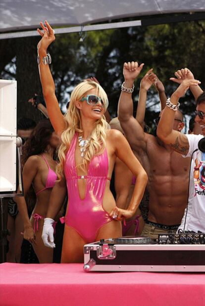 Paris Hilton, en Ibiza, el pasado verano.