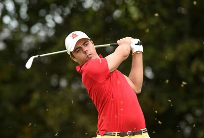 Alejandro del Rey, el pasado 8 de septiembre en el torneo amateur de Irlanda.