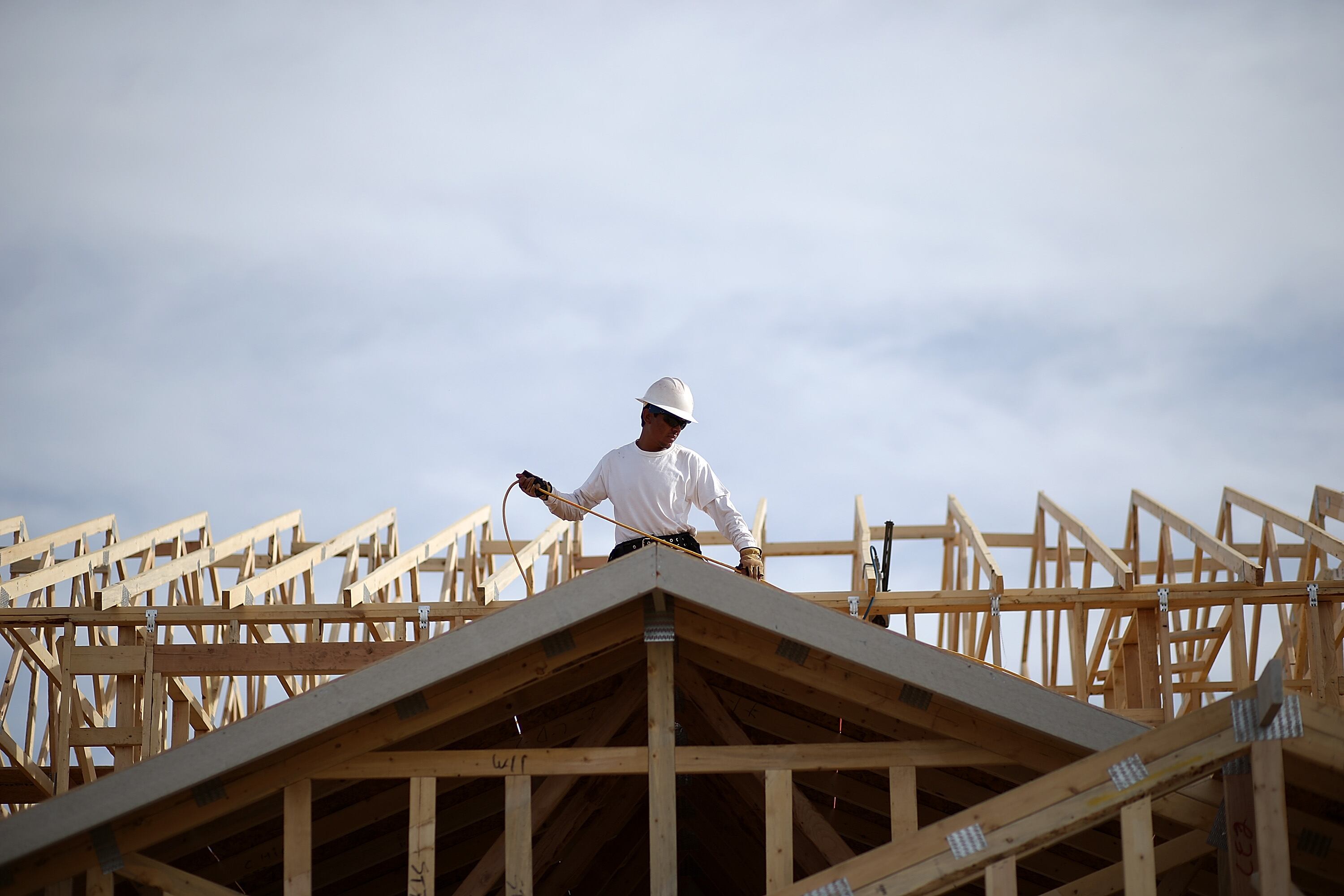 Trabajador de la construcción en Phoenix (Arizona).