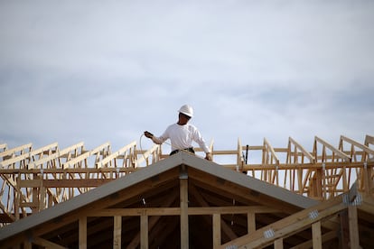 Trabajador de la construcción en Phoenix (Arizona).