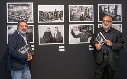 Carlos Pérez de Rozas (derecha) con su hermano Emilio.