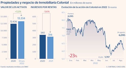 Propiedades y negocio de inmobiliaria Colonial