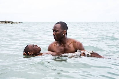 Una escena de Moonlight, en pleno Miami.