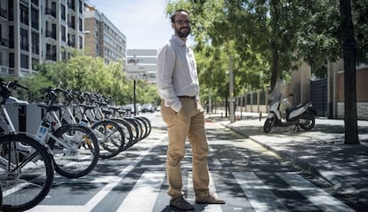 El gerente de la EMT, Álvaro Fernández Heredia, en Madrid.