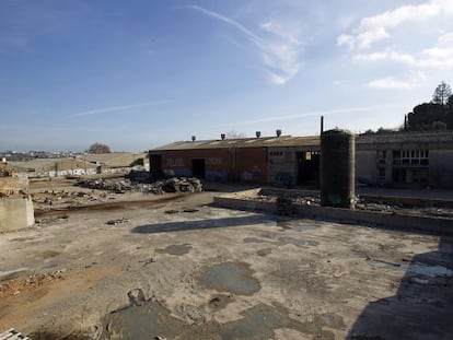 Los terrenos de Santa Coloma de Cervelló, después de retirar los residuos.