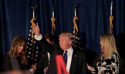 Donald Trump, tras su victoria en New Hampshire