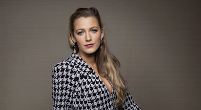 Blake Lively durante una sesiókn de fotos para la presentación de su nueva película 'All I See Is You'.