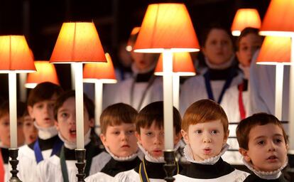 Los miembros del coro de la catedral de San Pablo, en Londres, están preparando para su época más ocupada del año, ensayando para numerosos servicios y conciertos durante todo el período festival de Diciembre.