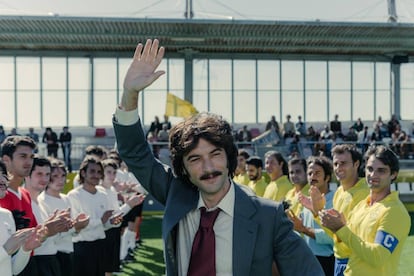 Javier Rey, como Sito Miñanco, en el cuarto episodio de 'Fariña'.