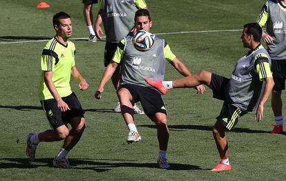 Azpilicueta, Koke y Pedro