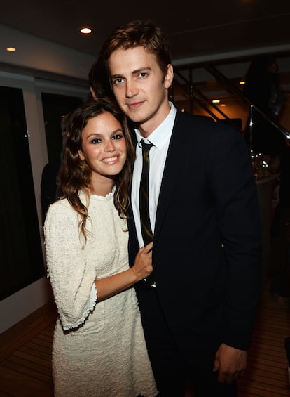 Rachel Bilson, con su pareja, Hayden Christensen.