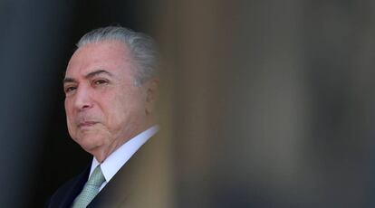 O presidente Michel Temer, no Palácio do Planalto.