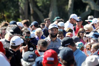 Rahm, este jueves en Valderrama.