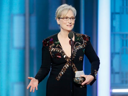 Las cinco advertencias de Meryl Streep contra Trump en los Globos de Oro
