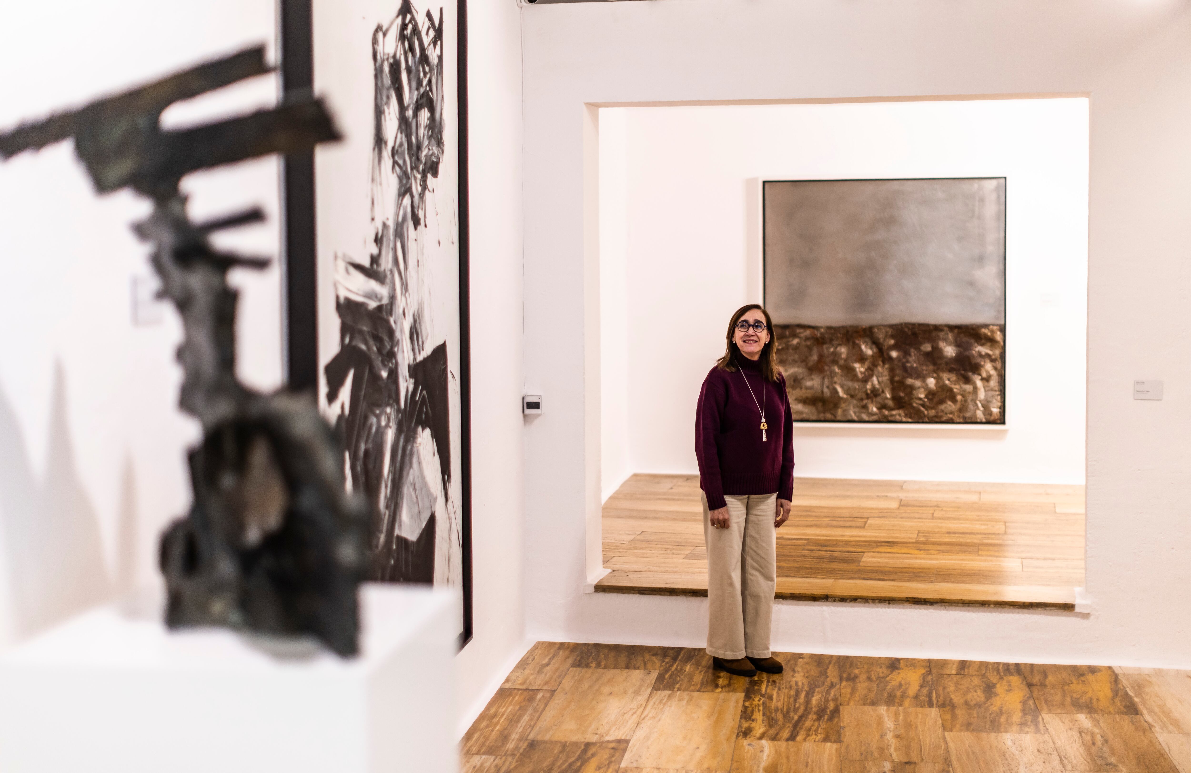 Celina Quintas, coordinador del Museo Español de Arte Abstracto, explica que el museo organiza programas educativos para los niños: “Es una forma de educar la mirada, de entrar pronto en contacto con el arte”.