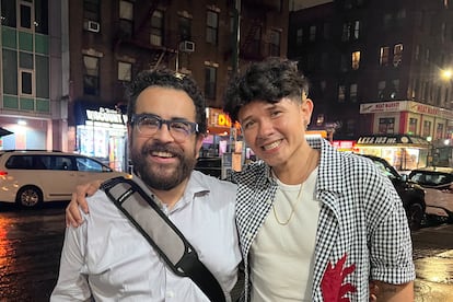 Arturo Agüero y Sebastián Rea, en Nueva York.