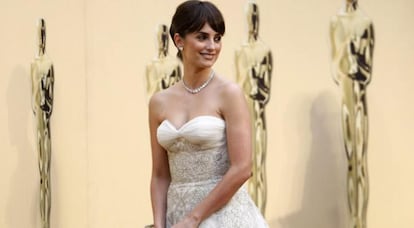 Penélope Cruz, tras recibir el Oscar.