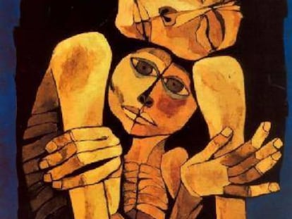 <span >Ternura, Oswaldo Guayasamin, pintor ecuatoriano.</span>