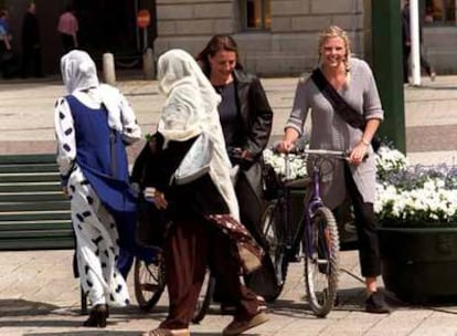 Un ejemplo, en la ciudad de Malmoe, de la diversidad sueca.