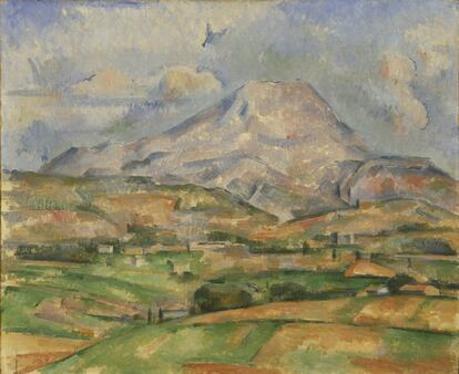 'El monte Sainte-Victoire' (1888), de Cézanne.