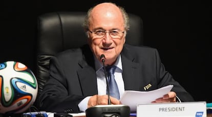 El presidente de la FIFA Joseph Blatter.