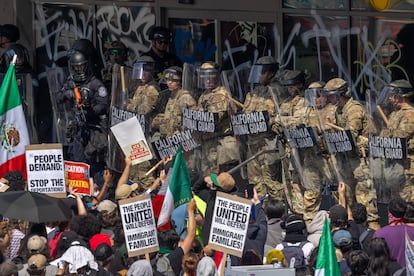 Las protestas de migrantes en California por las políticas migratorias de Trump han elevado el pulso, de nuevo, entre EE UU y México.