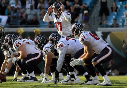 Los jugadores de los Houston Texans