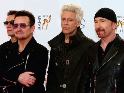 La banda irlandesa U2.