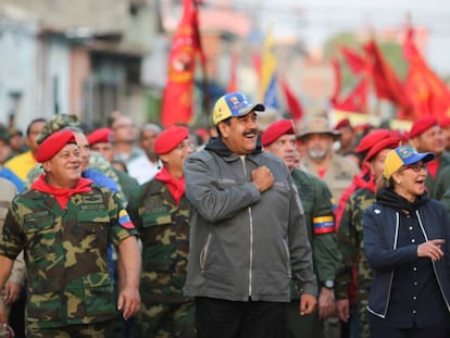 Nicolás Maduro, durant la celebració del 27è aniversari del cop d'Estat d'Hugo Chávez.