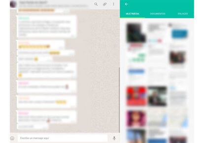 Cómo gestionar documentos y enlaces en Whatsapp Web