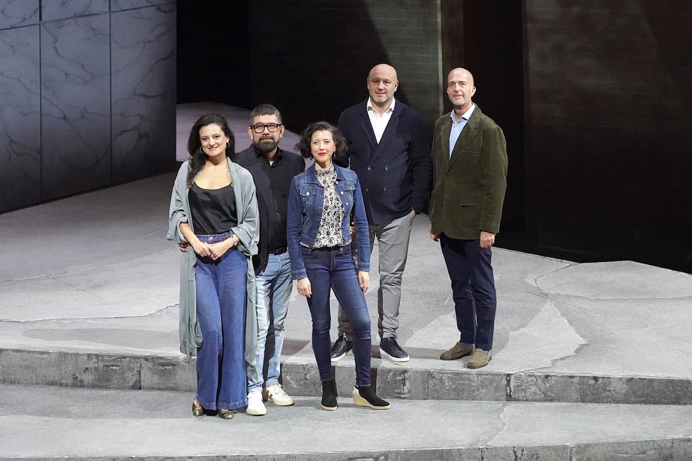 De izquierda a derecha, Rafaelle Lupinacci, Allex Aguilera, Lisette Oropesa, Riccardo Frizza y Víctor Garcia de Gomar.