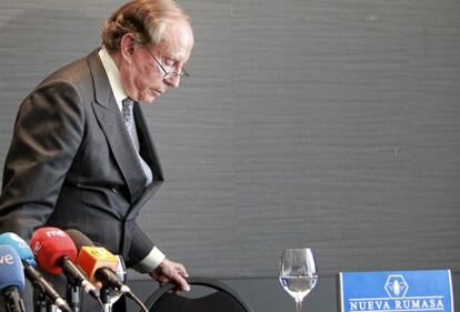 José María Ruiz-Mateos, en una pasada comparecencia.