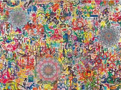 <b><i>The lazy logic of Ignava Ratio</i> (2009), acrílico sobre lienzo</b>