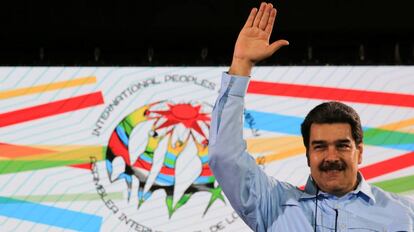 El presidente de Venezuela, Nicolas Maduro, en Caracas, el pasado 26 de febrero de 2019.