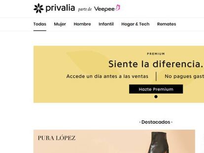 Privalia dispara un 50% su beneficio de la mano de Vente-Privée