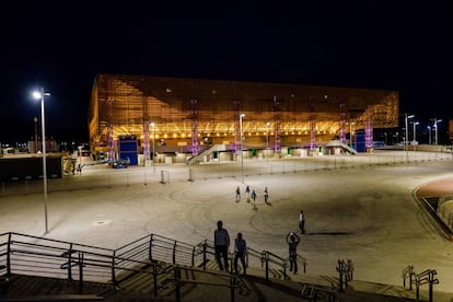 Vista de la Arena del Futuro con capacidad para 12 mil personas en el Centro Olímpico de Río de Janeiro.