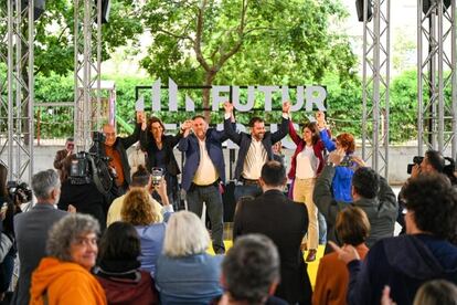 El presidente de ERC, Oriol Junqueras, en un acto en Girona.