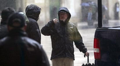 El director brit&aacute;nico Ridley Scott, este viernes durante el rodaje de su nueva pel&iacute;cula en Alicante.