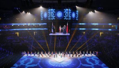 Ceremonia inaugural del Mundial de balonmano.