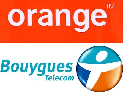 Logos de Orange y Bouygues Telecom.
