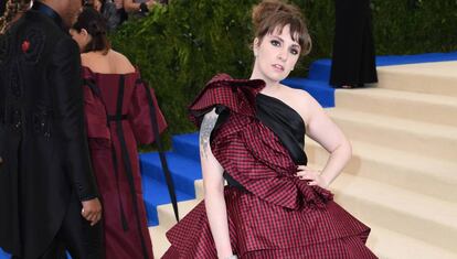 Lena Dunham, en la Gala del Met.