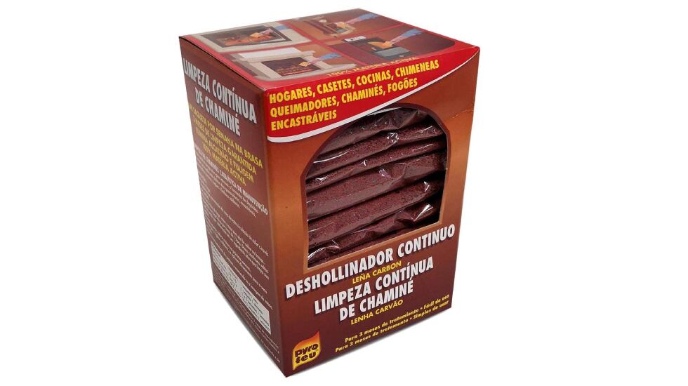 Producto para limpieza continua para chimeneas.