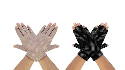 guantes manicura, guantes manicura amazon, guantes de protección UV, guantes de manicura de gel, guantes de uña, ¿qué peligros tienen las lámparas de manicura?, ¿qué riesgos tiene hacerse la manicura permanente?, cuidado de las manos, protectores solares