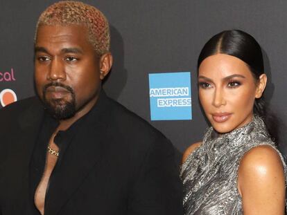 Kanye West y Kim Kardashian, en Nueva York, el pasado 4 de diciembre.