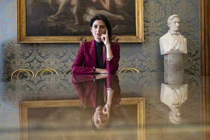 Virginia Raggi, este jueves en Roma.