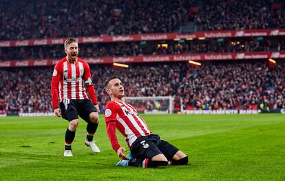 Berenguer celebra su gol.