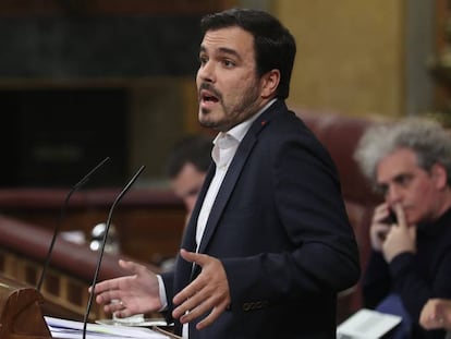 El coordinador general d'IU, Alberto Garzón.