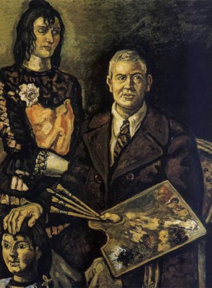 Autorretrato del pintor José Gutiérrez Solana realizado en 1943.