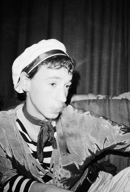 Joe, en una casa okupa del barrio londinense de Chelsea, 1987.