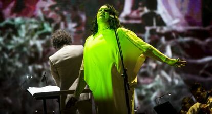 Antony and The Johnsons durante el concierto.